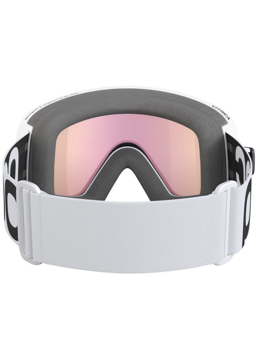 Poc White Vitrea Wide-Lens Sporty Ski Goggle
