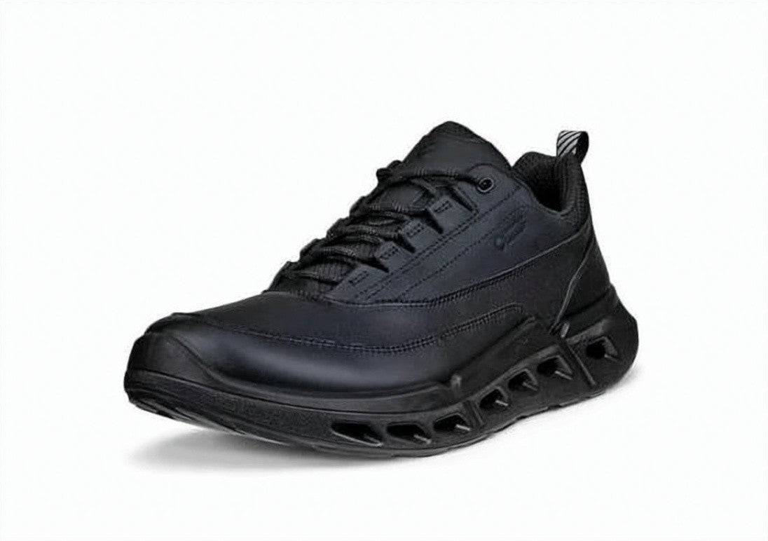 Ecco Sleek Modern Sneakers With Ventilated Rubber Sole