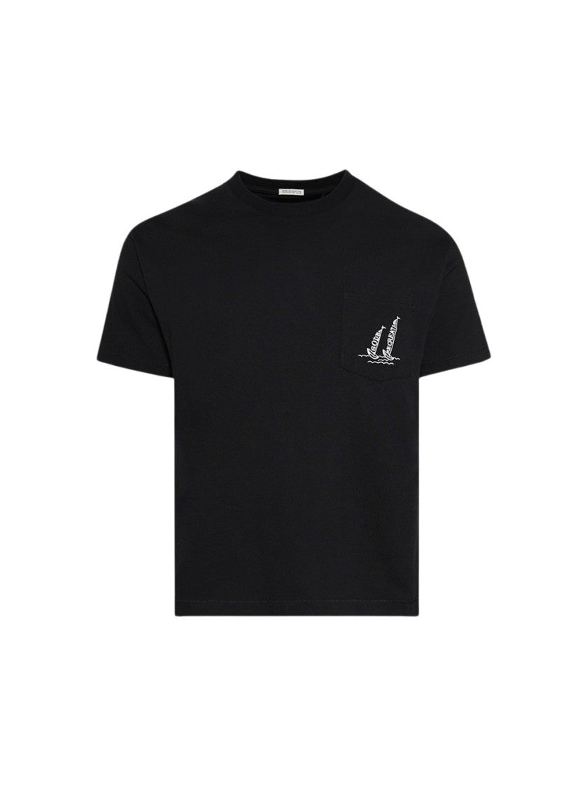 Bode Recreation Sails Pocket Tee Black