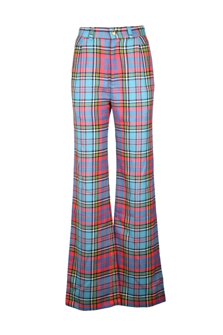 Vivienne Westwood Virgin Wool Trousers - Blue/Red