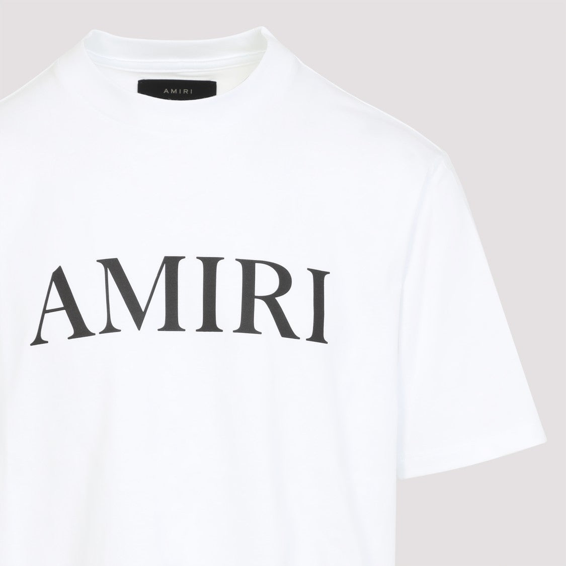 Amiri White Cotton Core Logo Tee