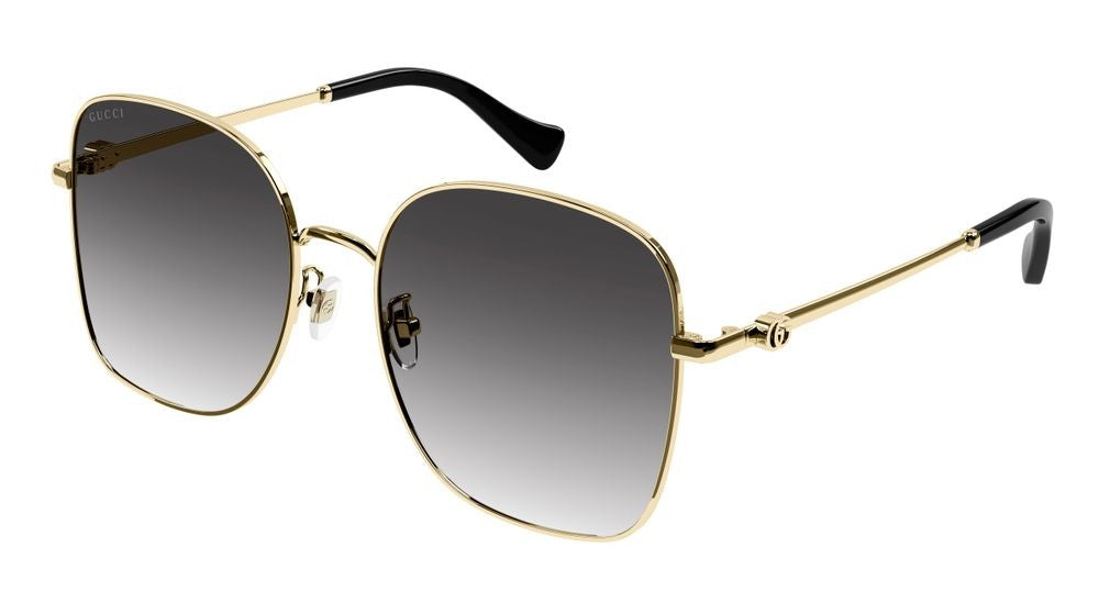 Gucci Sunglasses Gg1143s 001 Gold Gold Grey 59/19/145