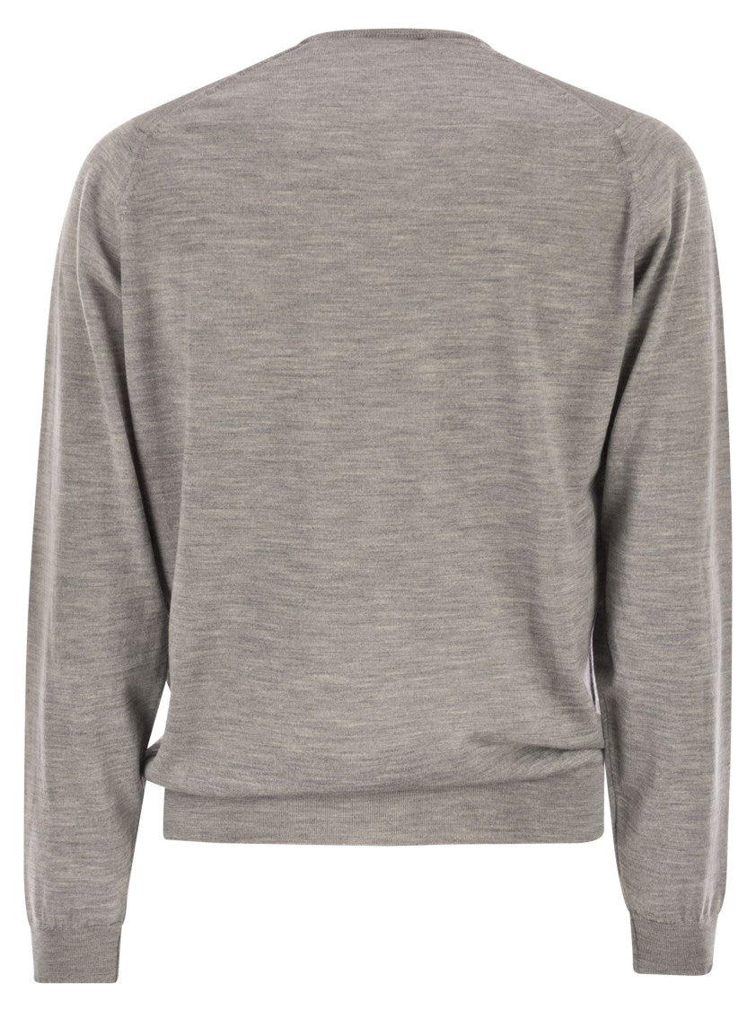 John Smedley Lundy - Crew Neck Jumper In Extra-Fine Merino Wool