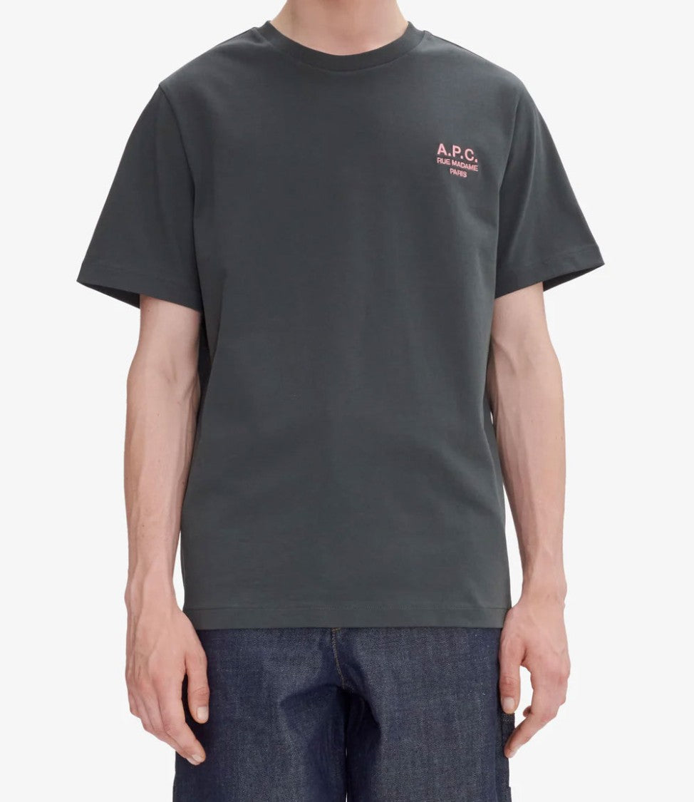 A.P.C. Charcoal Gray Organic Cotton T-Shirt