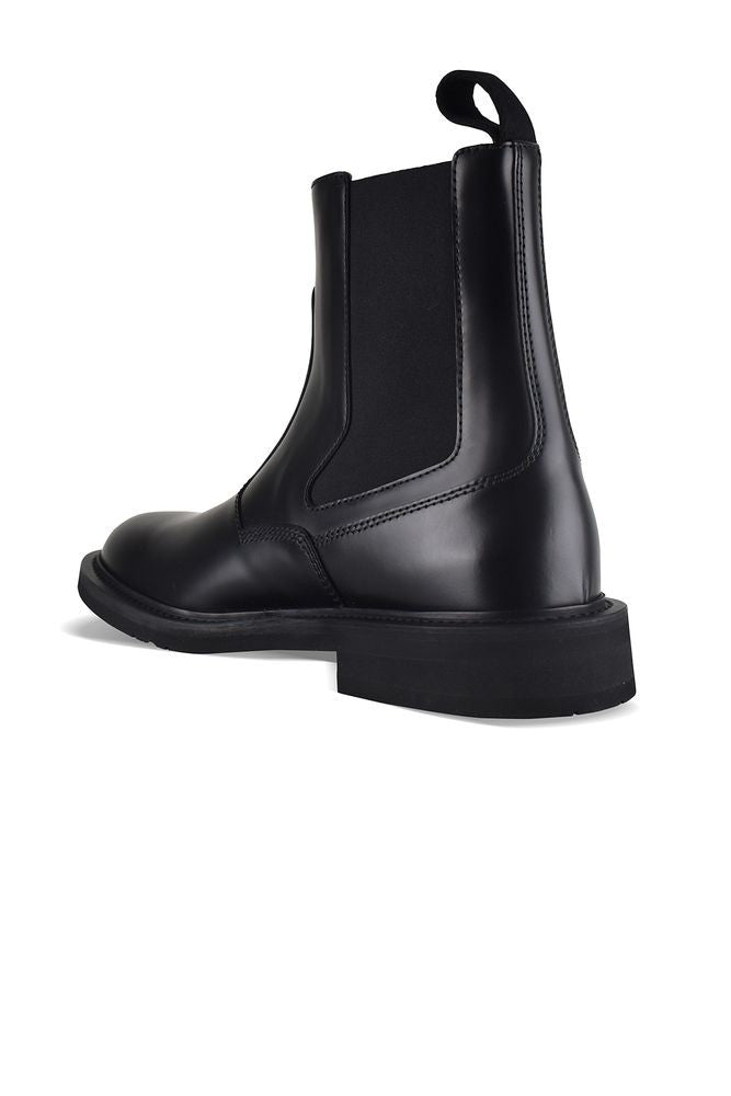 Bottega Veneta Black Leather Chelsea Boots
