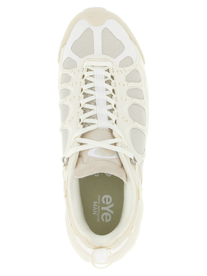 Junya Watanabe Technical Fabric Sneakers With Cage-Like Overlay Design