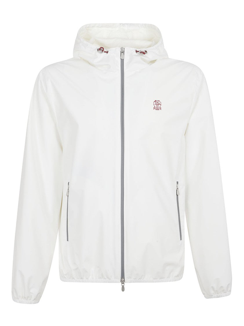 Brunello Cucinelli Lightweight Jacket With Adjustable Hood