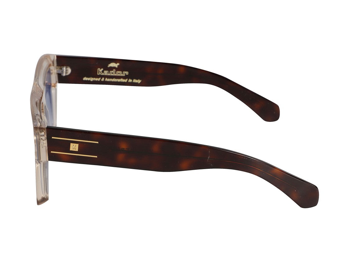 Kador Blue Strike 1-S Oversized Square Gradient Sunglasses