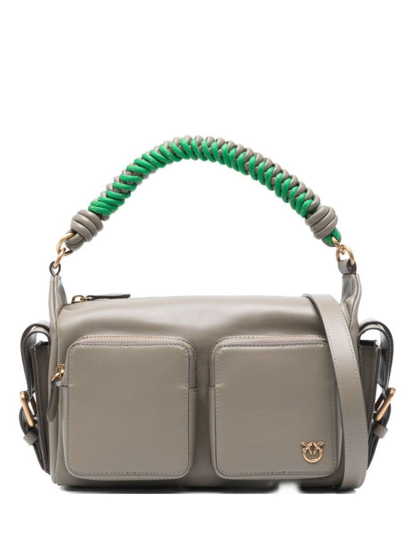Pinko Shoulder Bag In Calfskin Leather
