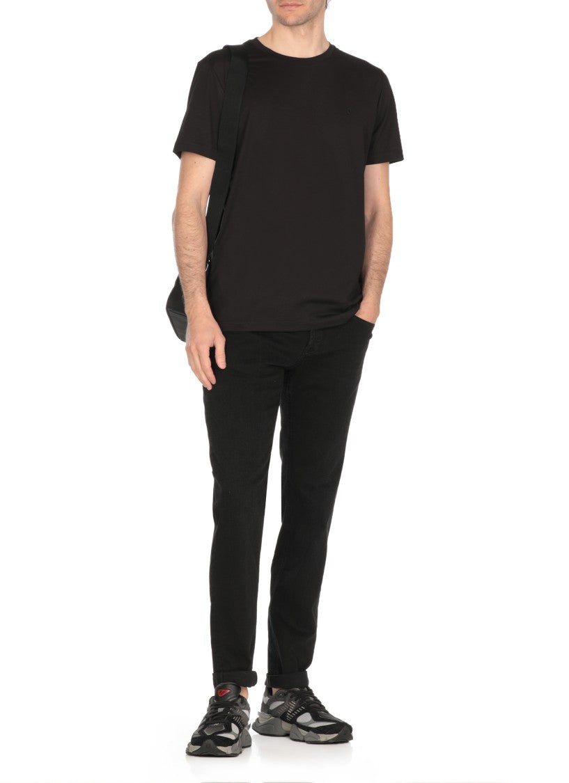 Dondup Black George Cotton Trouser