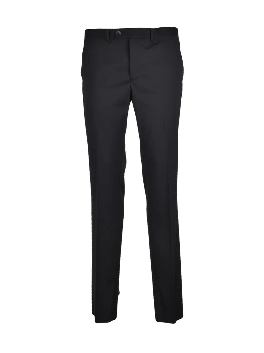 Lab 001 Black Polyester Formal Suit