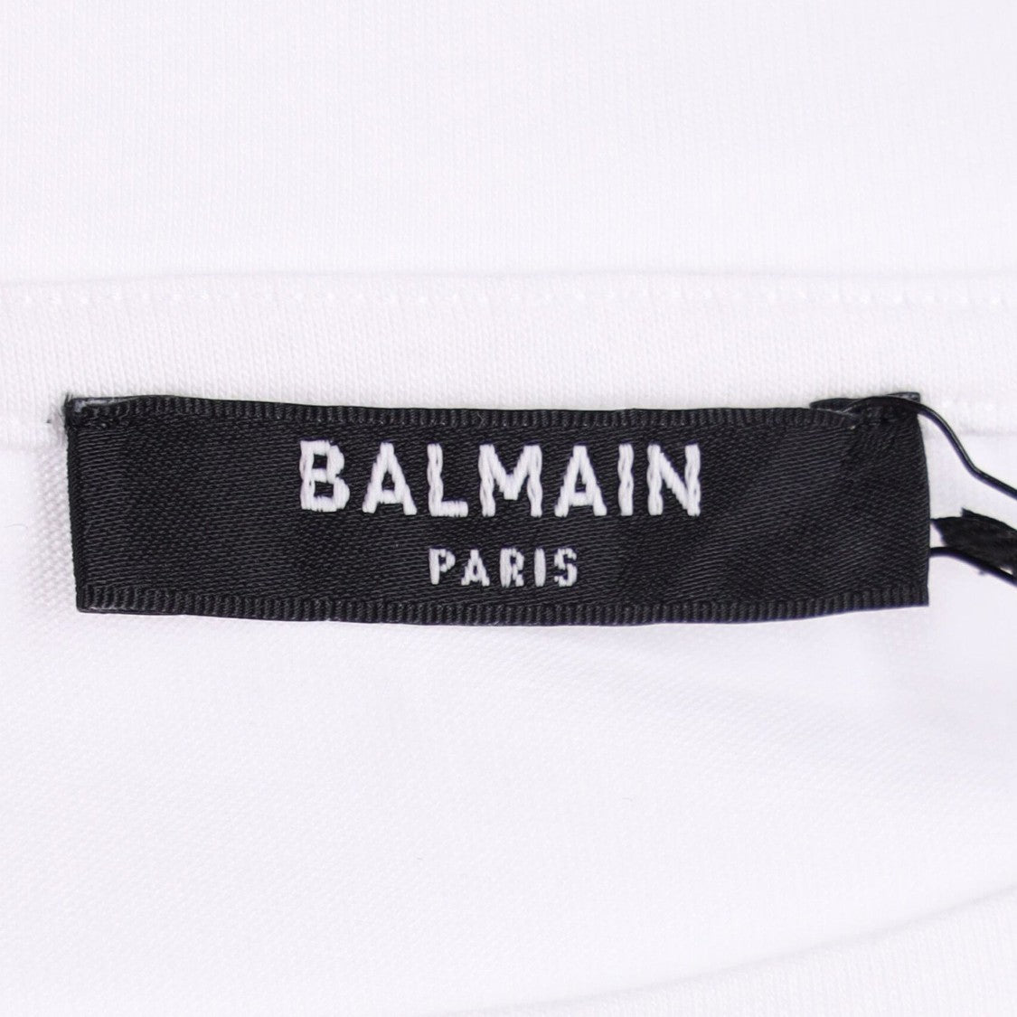 Balmain Relaxed-Fit Cotton Crop Top With Logo Detailing