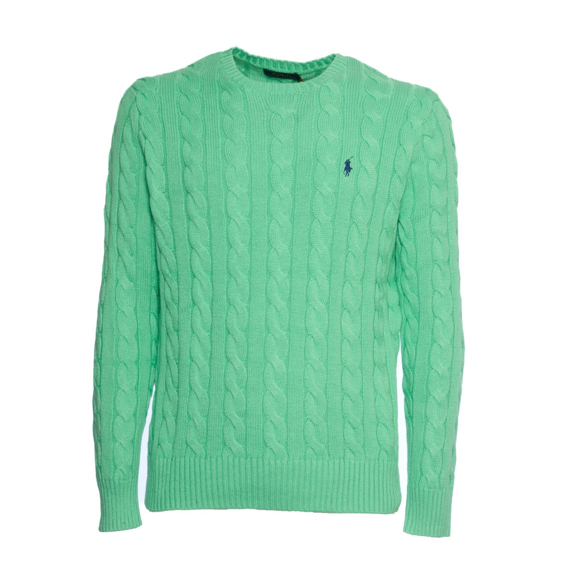 Polo Ralph Lauren Green Cable Knit Pullover