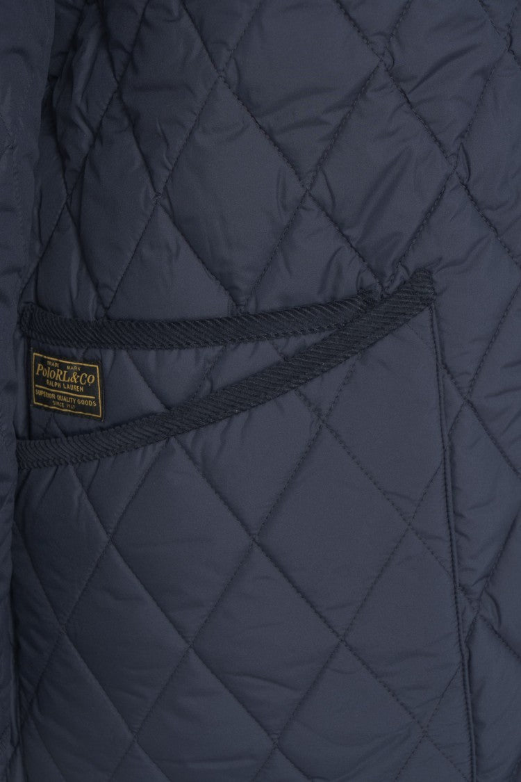 Polo Ralph Lauren Quilted Coat With Corduroy Collar