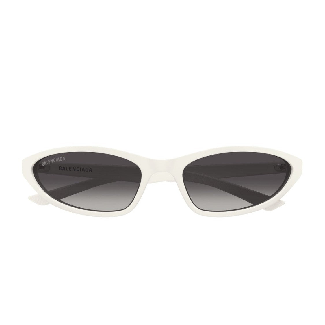 Balenciaga White Linea Everyday Recycled Acetate Cat-Eye Sunglasses