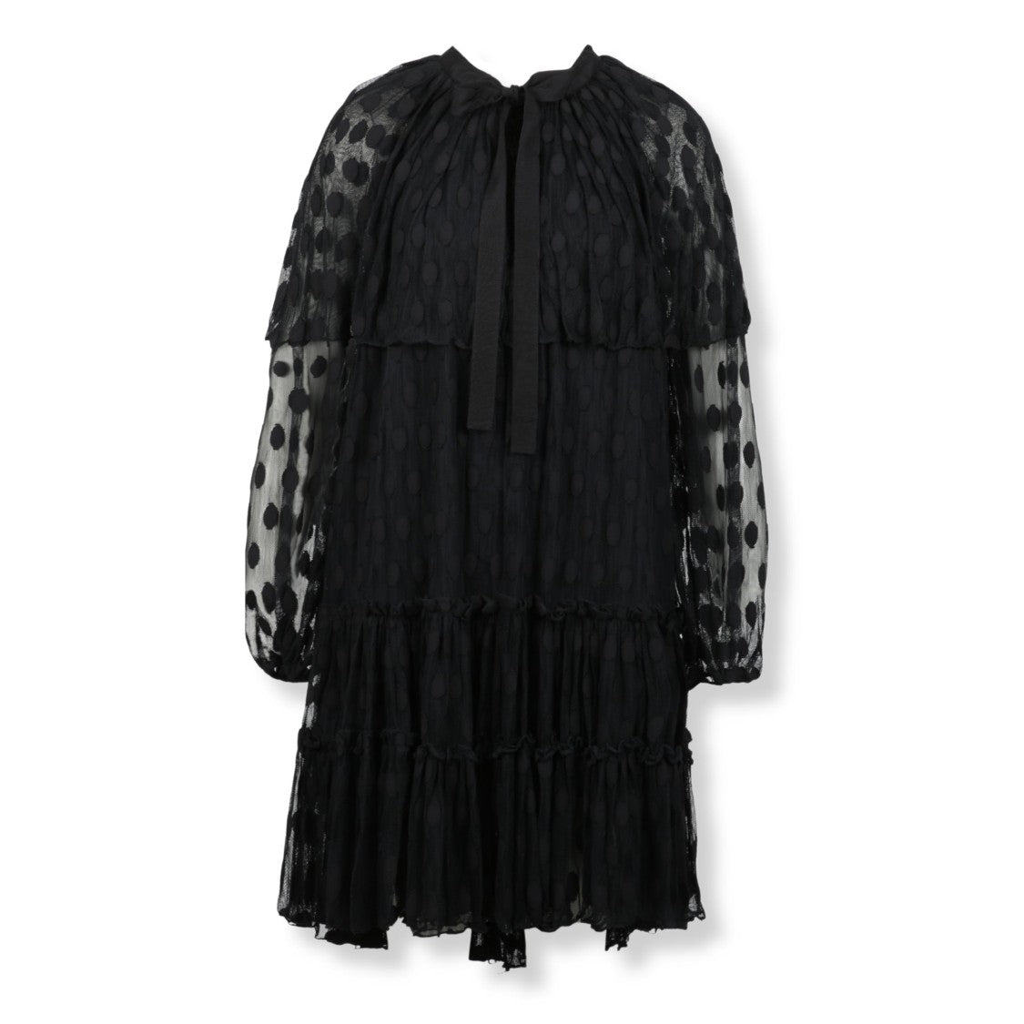 Ulla Johnson Carla Ruched Mesh Dress