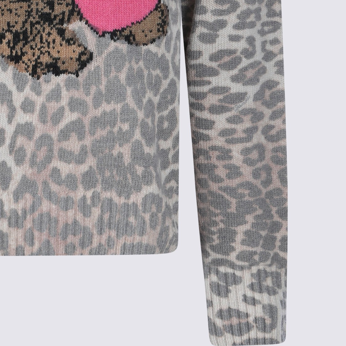 Ganni Leopard Wool Knitwear