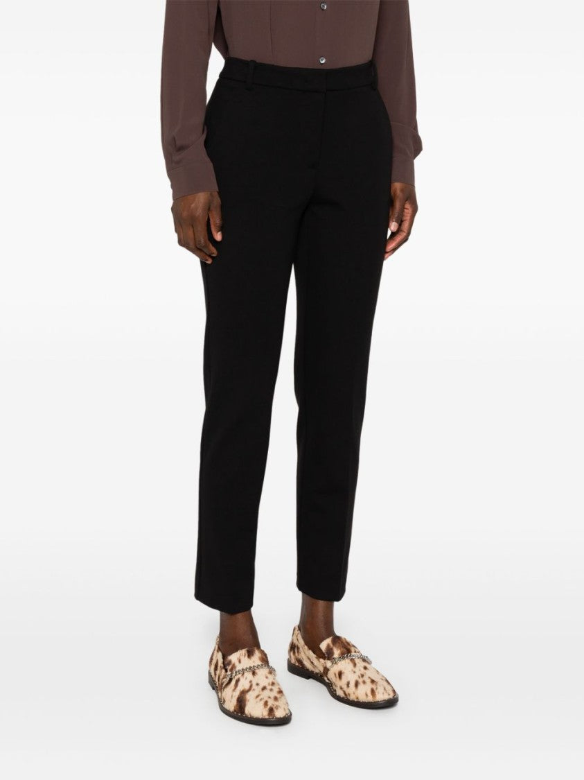 Pinko Straight-Leg Trousers With Tailored Fit And Minimalist Design
