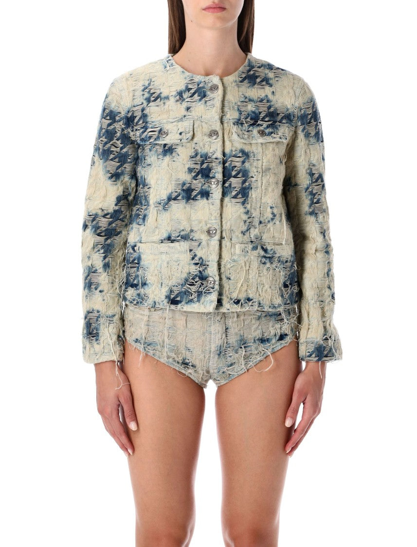 Diesel Distressed Denim Jacket