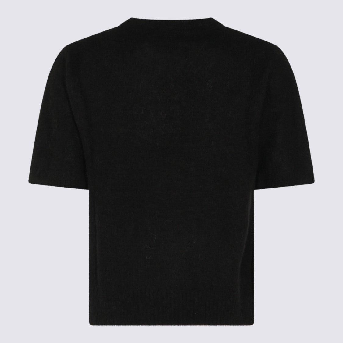 Ganni Fuzzy Texture Graphic Print T-Shirt