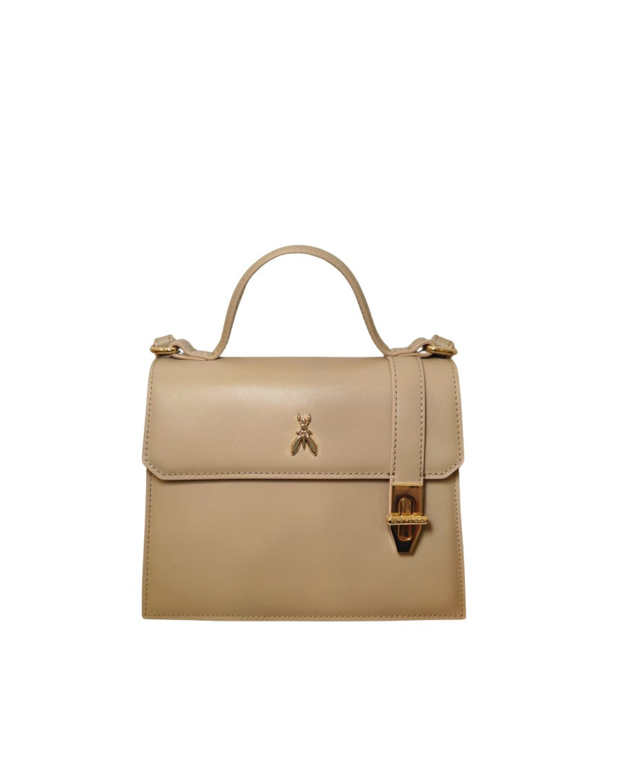 Patrizia Pepe Sand Beige Top Handle Bag
