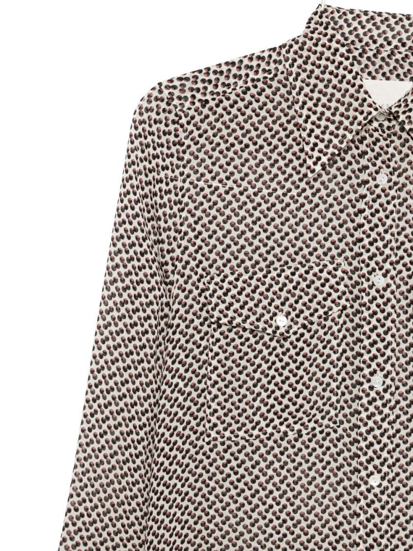 Xacus Multicolour Geometric Pattern Long Sleeve Shirt