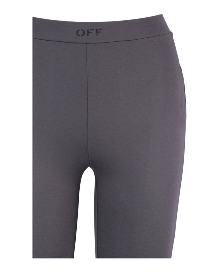 Off-White Sleek Split Leggings