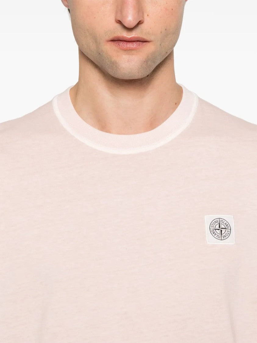 Stone Island Compass-Appliqué T-Shirt