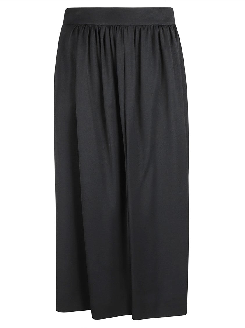 Moschino Wide-Leg Trousers With Gathered Waistband