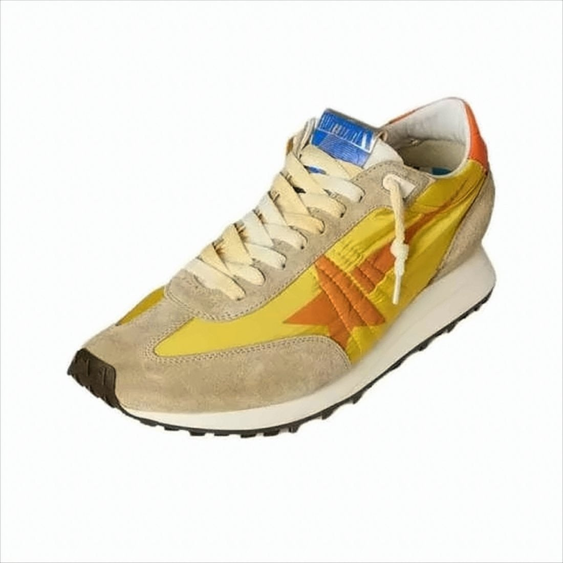 Golden Goose Marathon Retro Running Sneakers With Suede