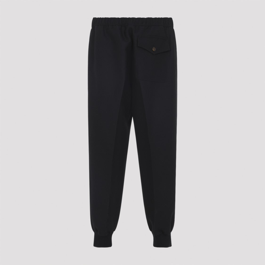 Lanvin Black Virgin Wool Track Pants