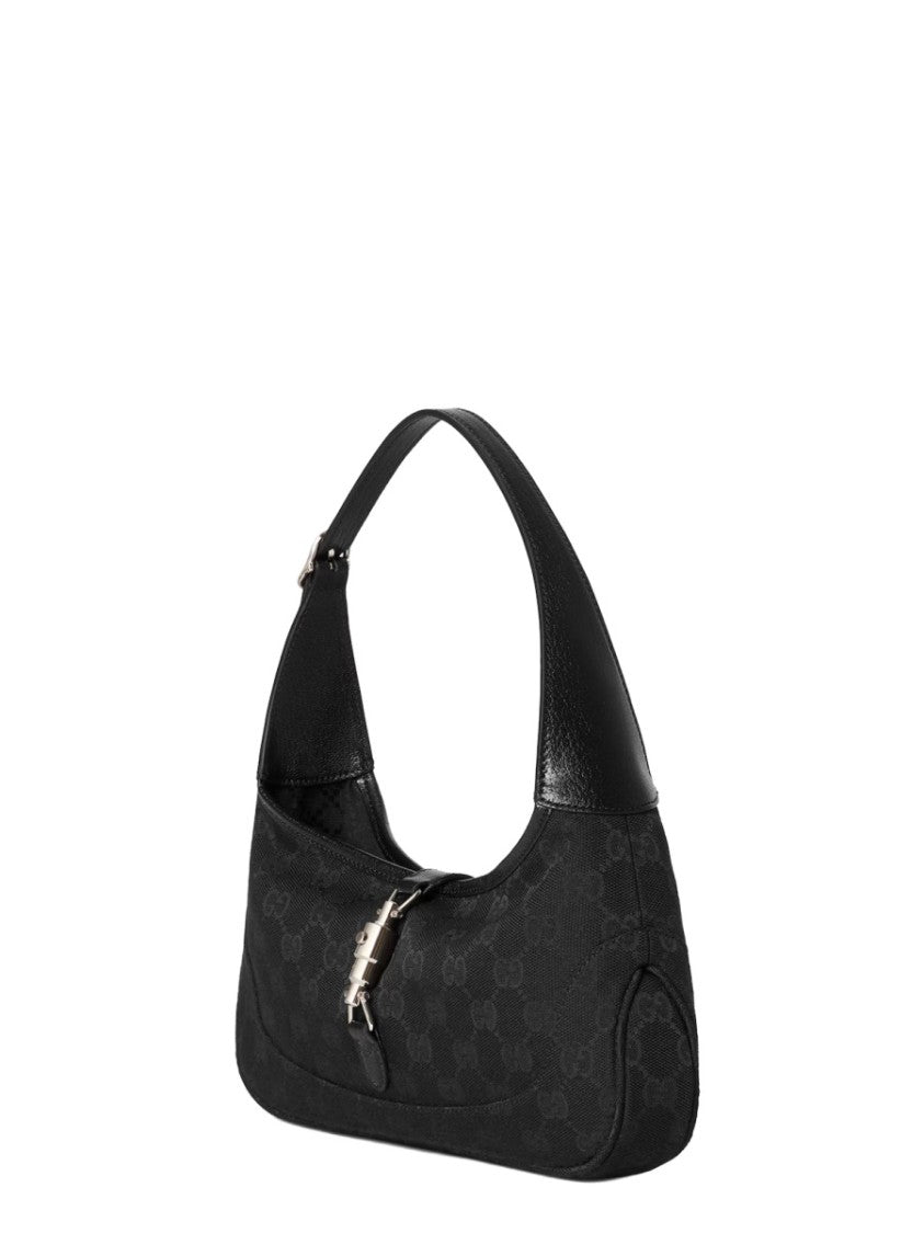 Gucci Curved Silhouette Shoulder Bag With Monogram Texture