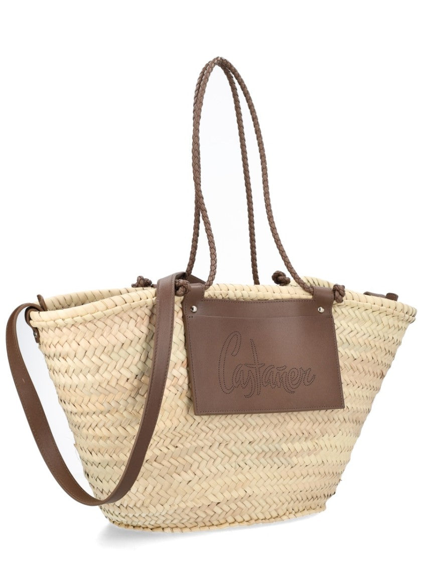 Castaner Campania Spacious Woven Raffia Tote Bag