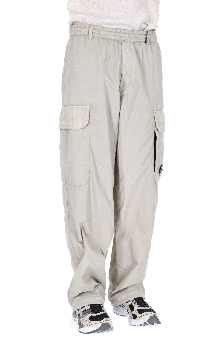 C.P. Company Grey Flatt Nylon Cargo Pants
