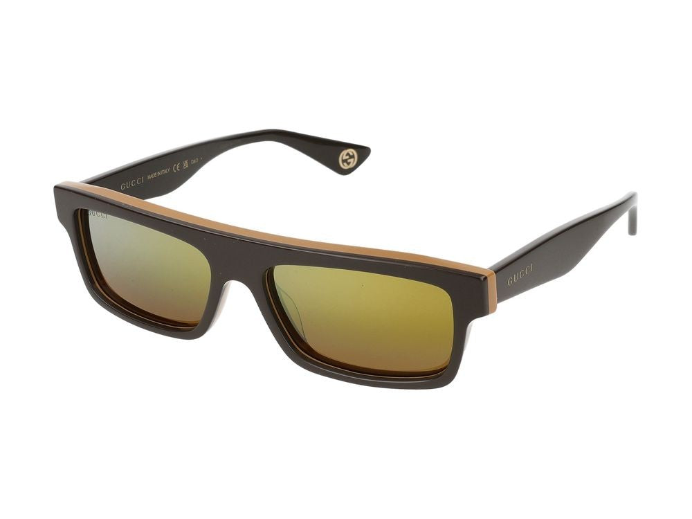 Gucci Sunglasses Gg1616s 002 Brown Brown Gold 57/16/145
