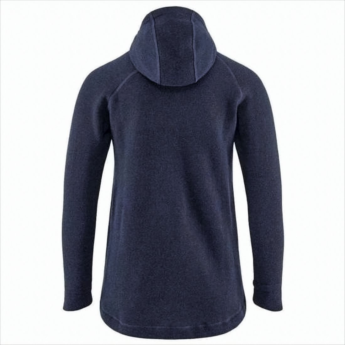 Klattermusen Fitted Blue Jacket With High Collar And Hood