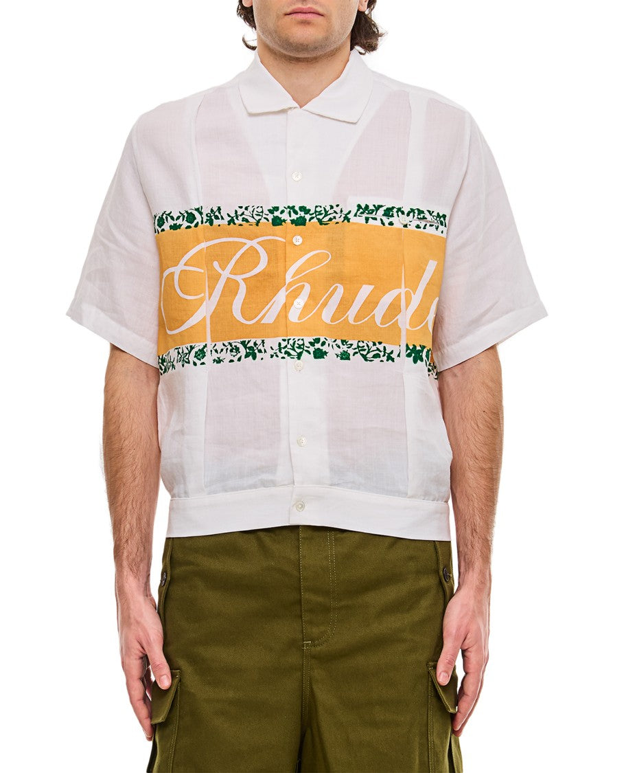 Rhude Rhude Linen Cuban Cotton Shirt