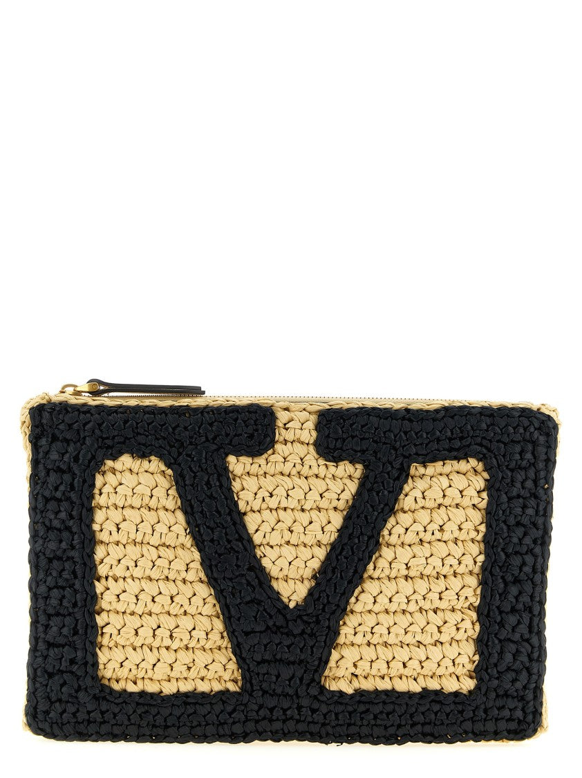 Valentino Garavani Vivasuperstarcrochet'm Clutch Bag