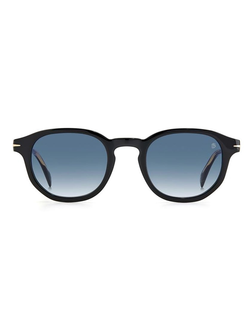 David Beckham Black Db 1007/S Glossy Metallic Sunglasses