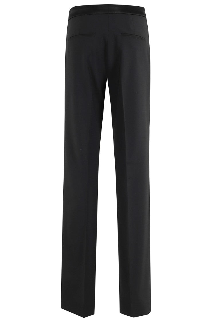 Antonelli Straight-Leg Trousers With Satin Waistband