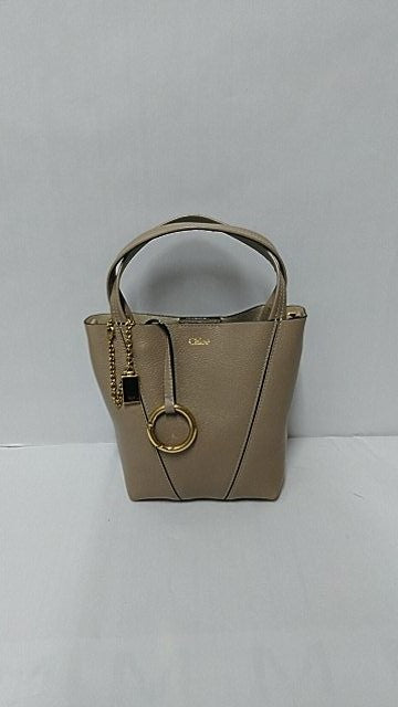 Chloé Textured Leather Handbag With Adjustable Shoulder Strap