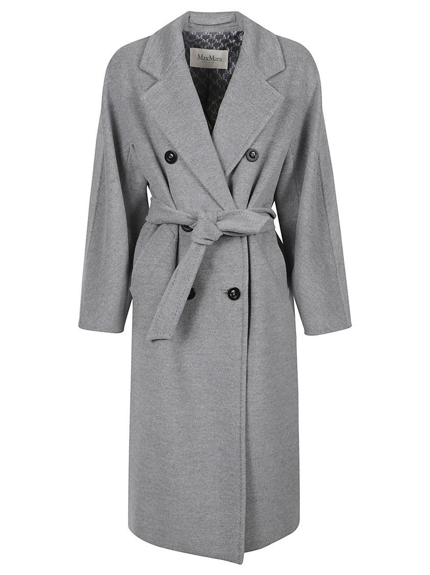 Max Mara Madame Double Breasted Wool Cashmere Coat