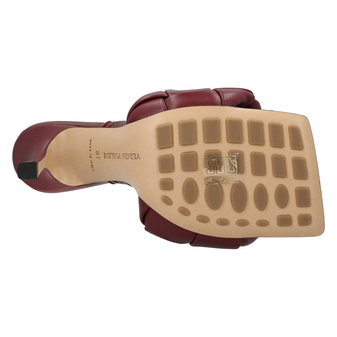 Bottega Veneta Lido Mule Red