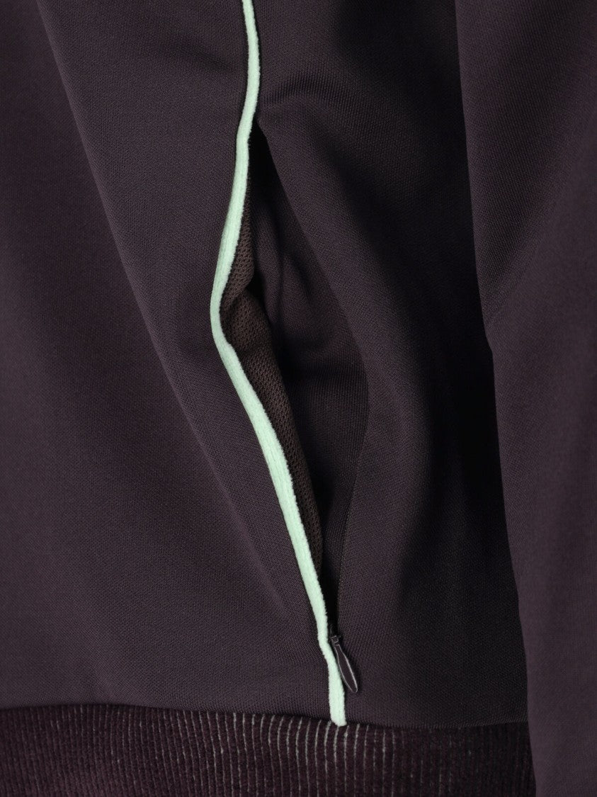 Casablanca Classic Structured Black Jacket With Front Zipper Closure