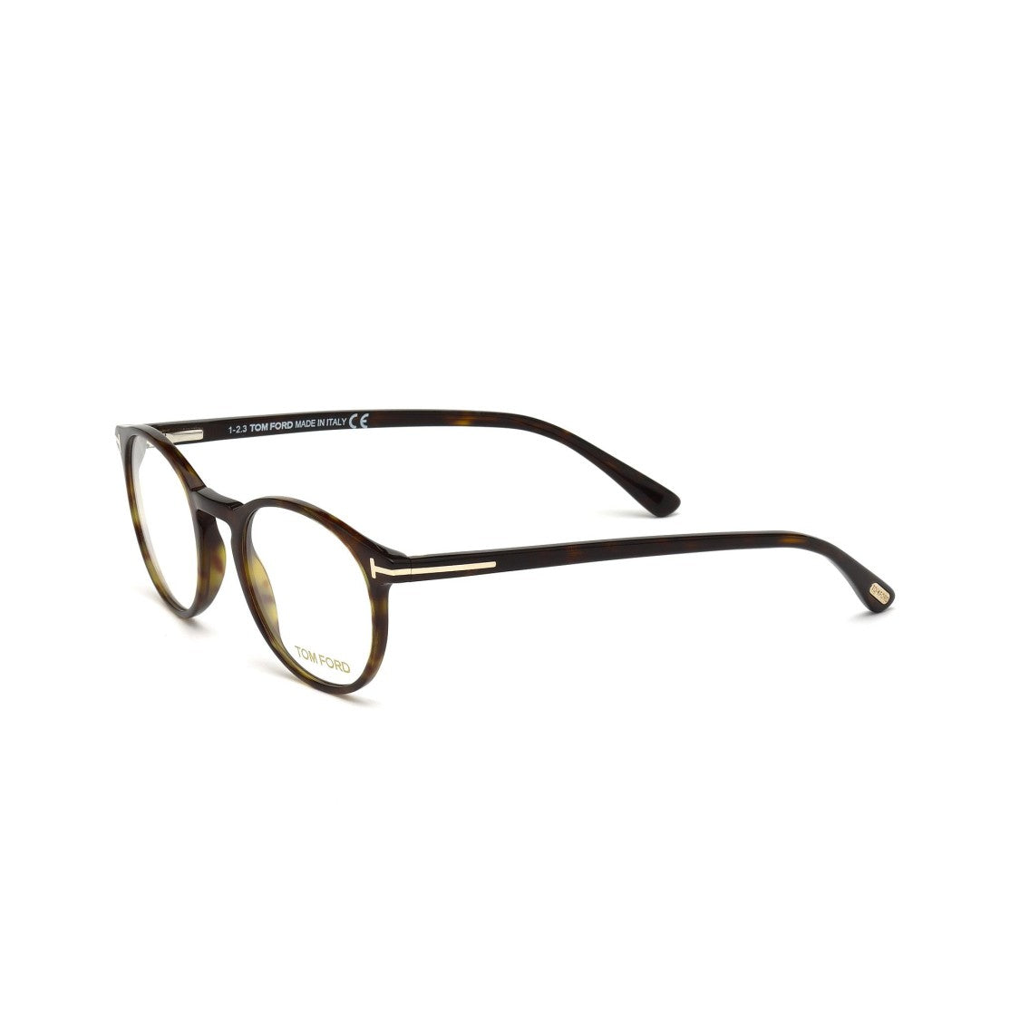 Tom Ford Ft5294 Classic Round Tortoiseshell Acetate Eyeglasses