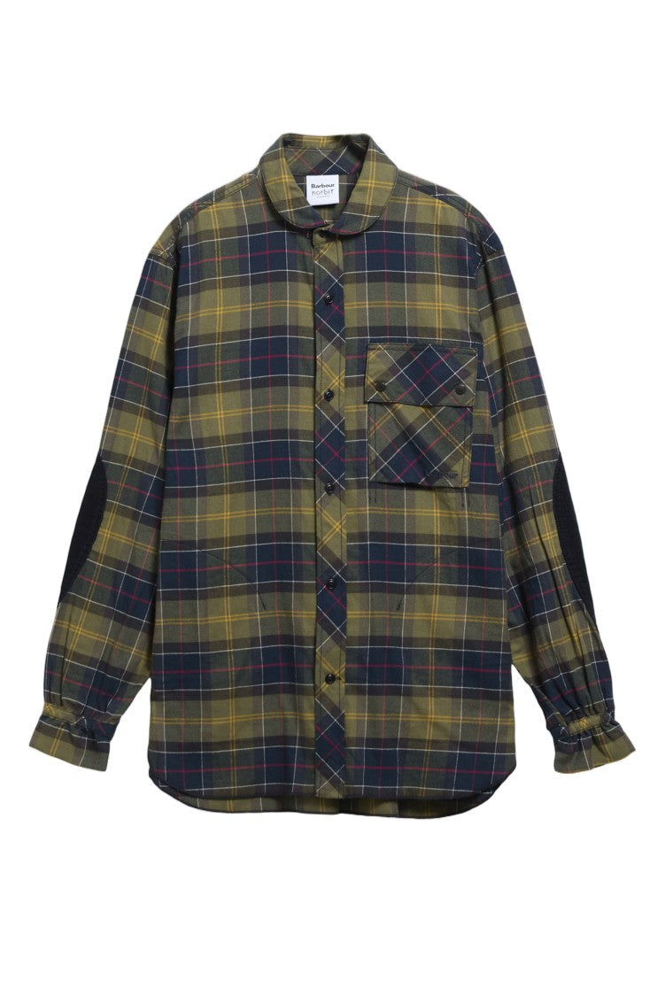 Barbour Multicolor Plaid Cotton Cargo Shirt