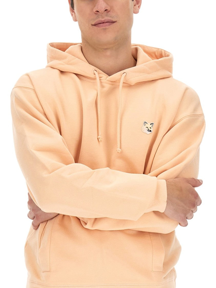Maison Kitsuné Sweatshirt With Playful Fox Patch