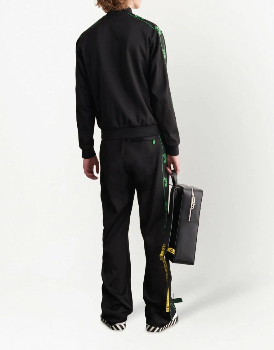 Off-White Ow Face Band Track Top Sweatshirt