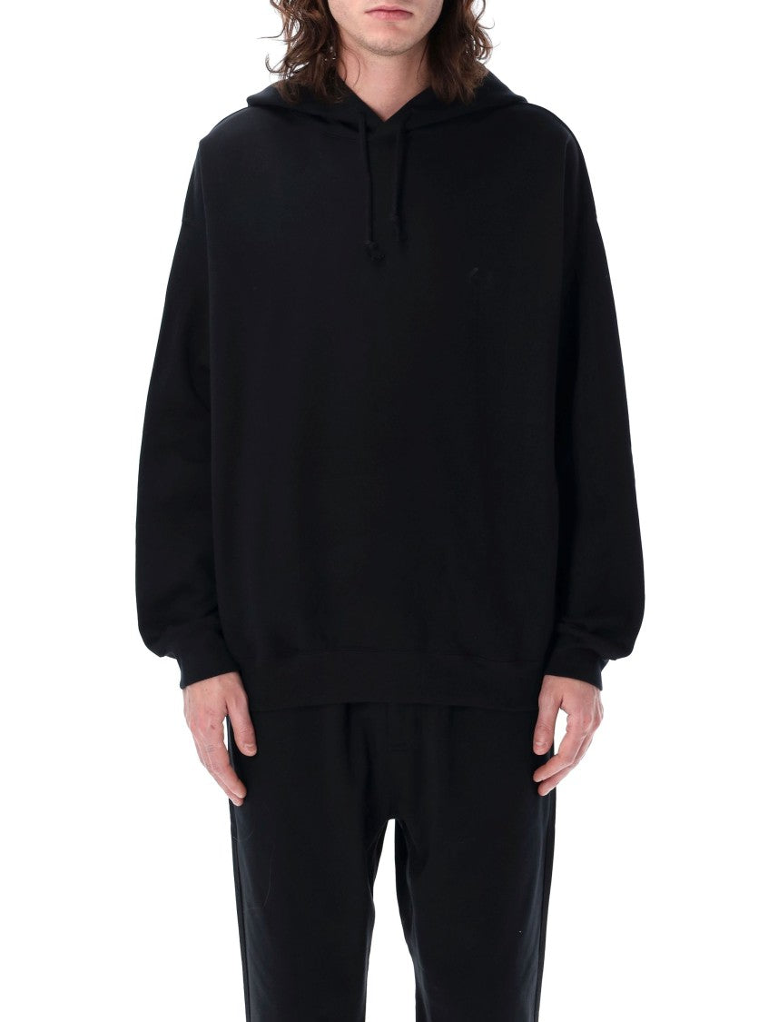 Y-3 Classic Black Hoodie With Drawstring