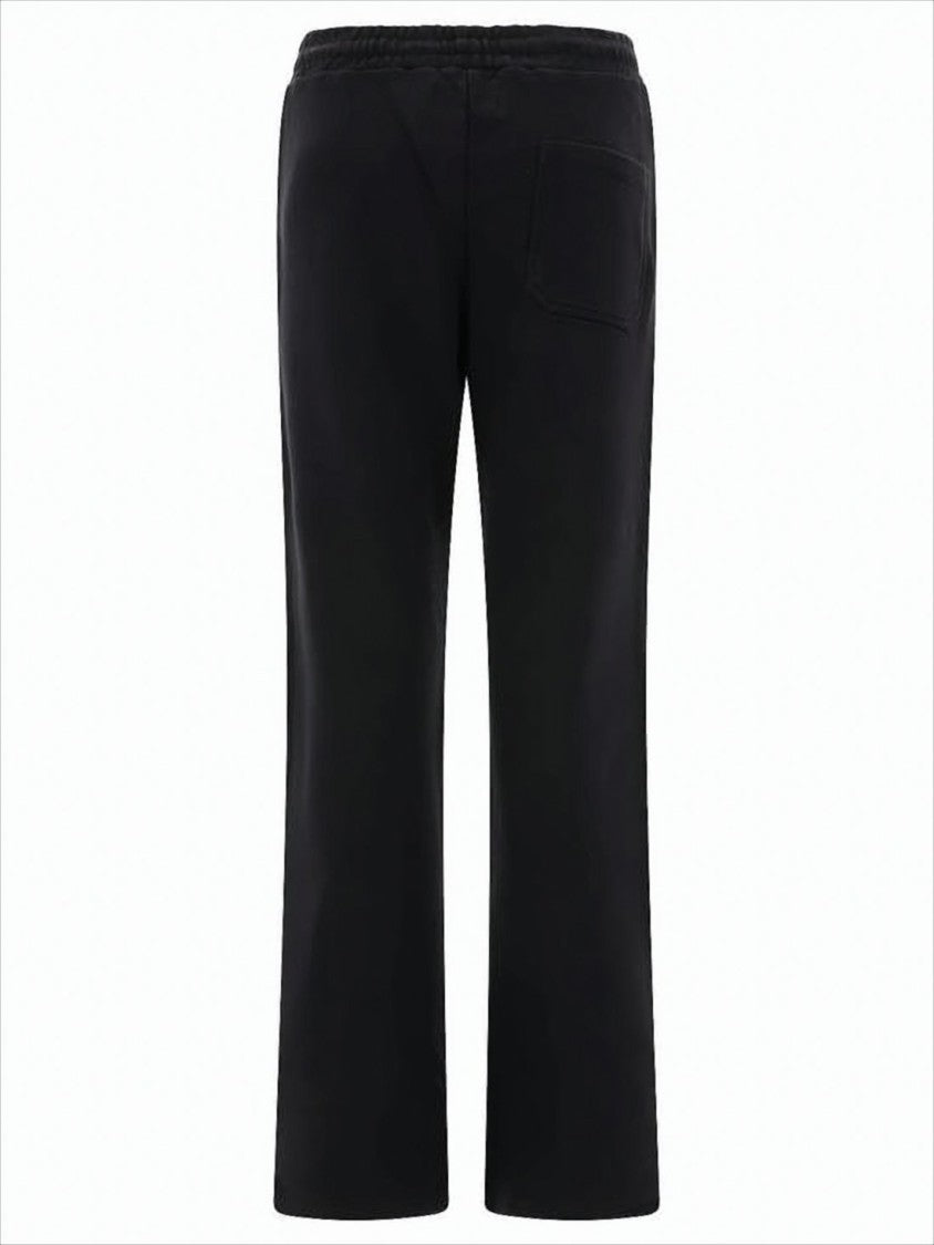 Golden Goose Relaxed Fit Black Jogger Pants With Subtle Logo Detail